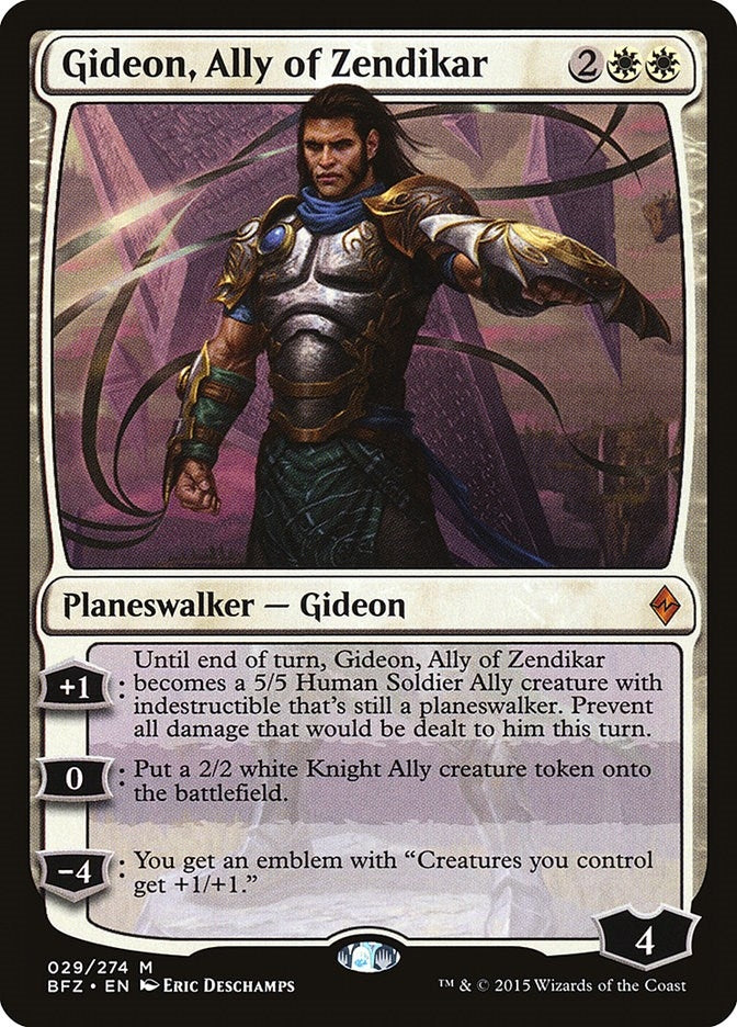 Gideon Ally of Zendikar (29) [BFZ]