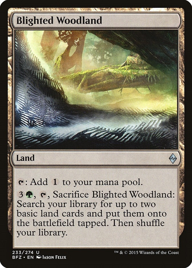 Blighted Woodland (233) [BFZ]