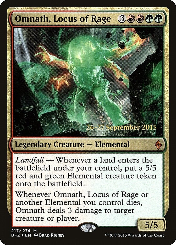 Omnath Locus of Rage (217) [PRE]