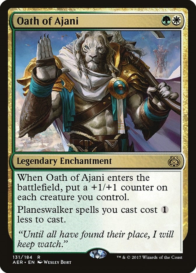 Oath of Ajani (131) [AER]