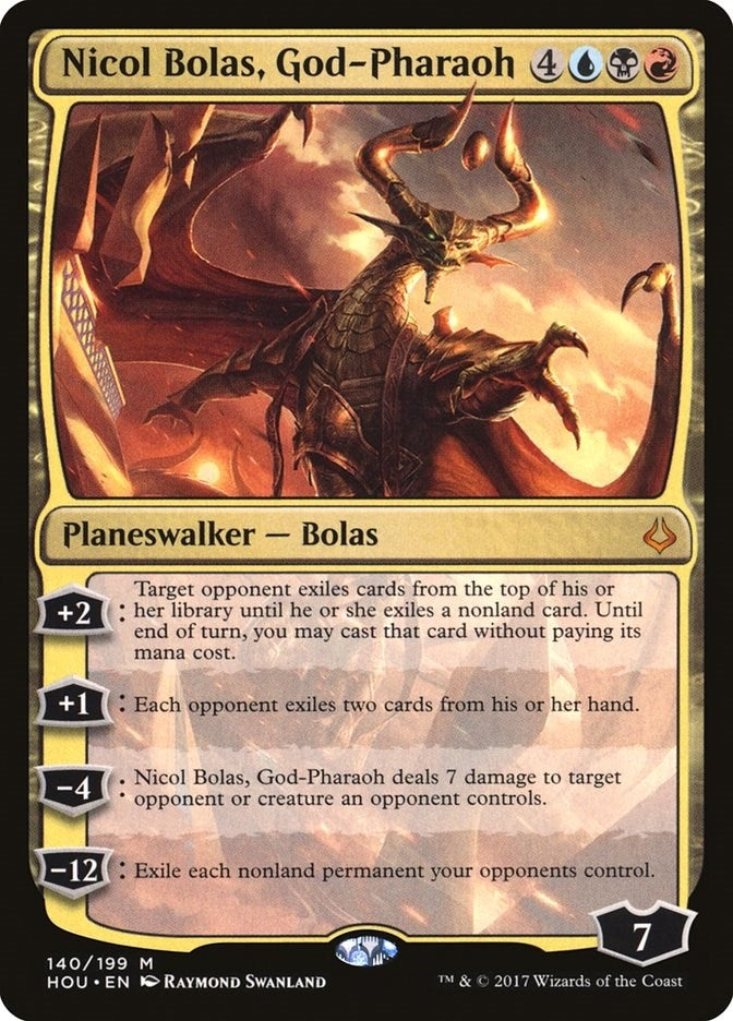 Nicol Bolas God Pharaoh (140) [HOU]