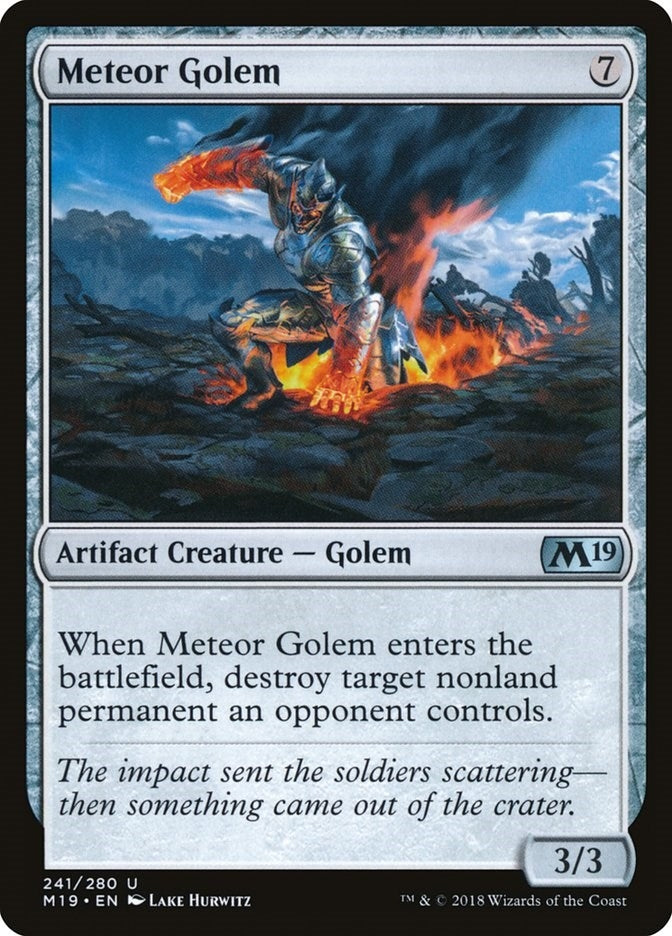 Meteor Golem (241) [M19]