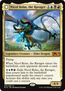 Nicol Bolas the Ravager (218) [M19]