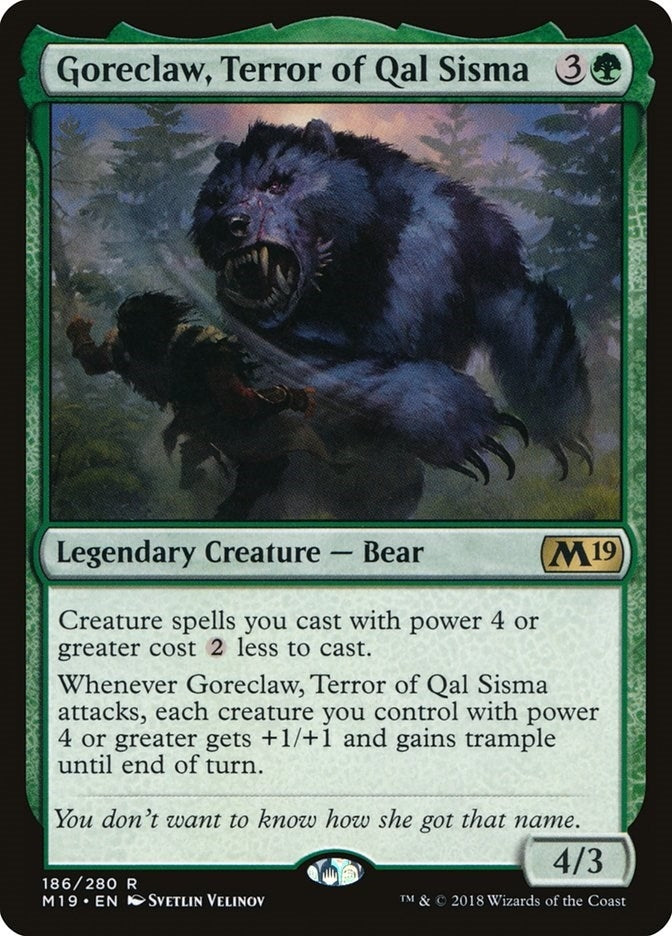 Goreclaw Terror of Qal Sisma (186) [M19]