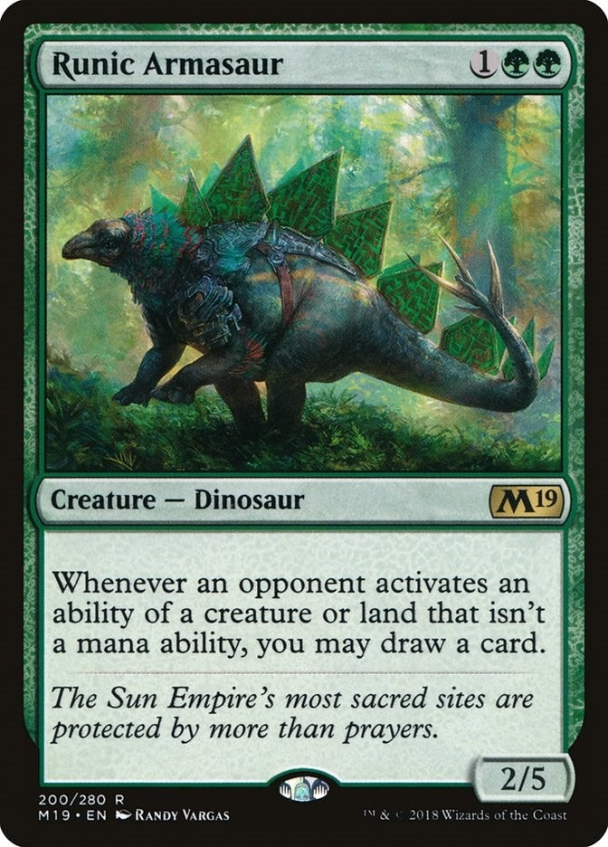 Runic Armasaur (200) [M19]