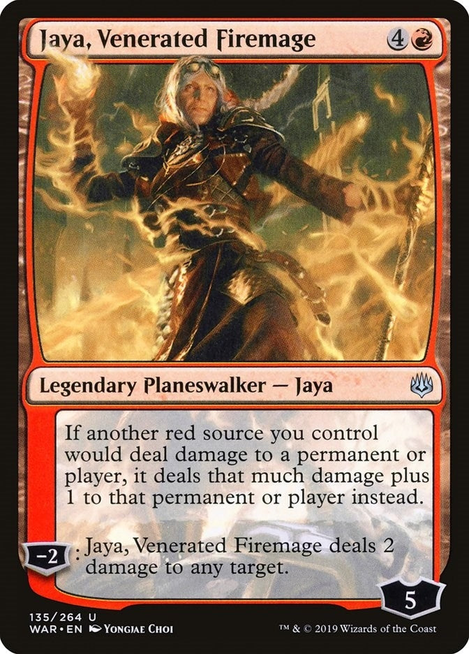 Jaya Venerated Firemage (135) [WAR]