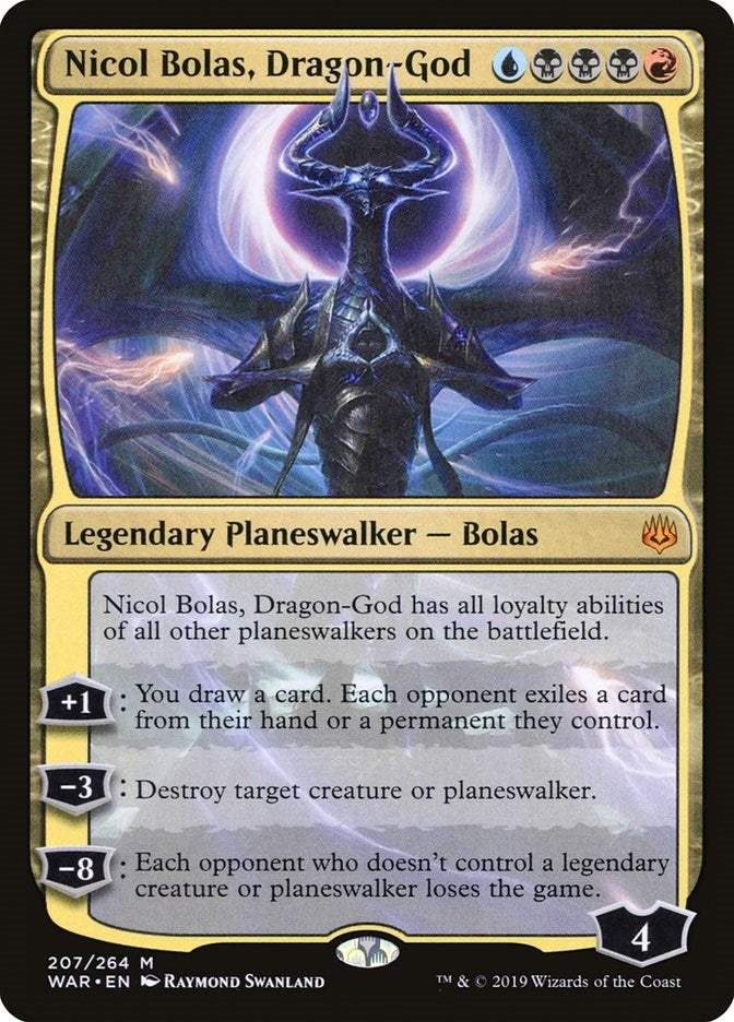 Nicol Bolas Dragon God (207) [WAR]