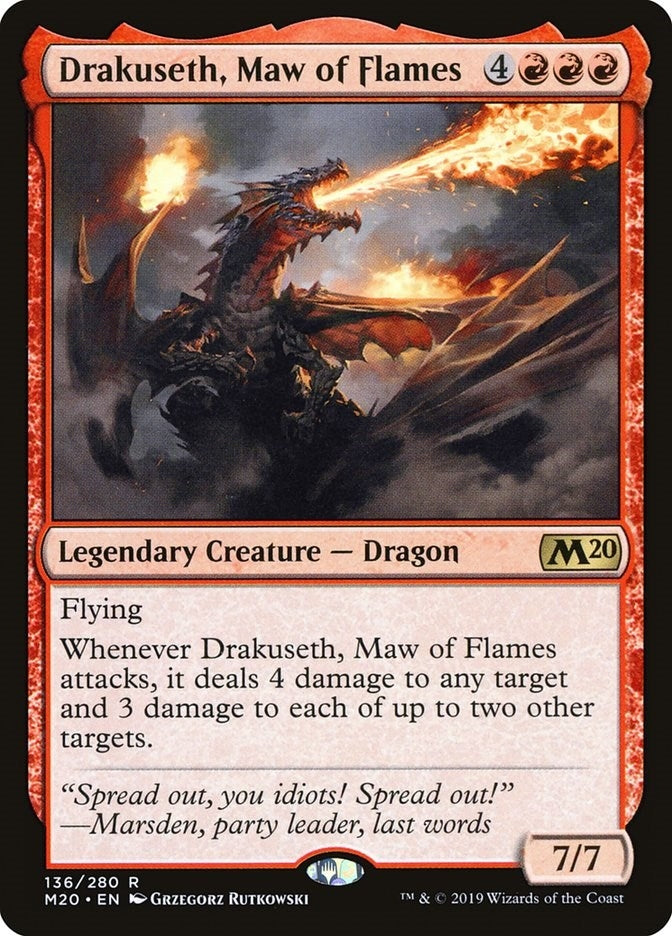 Drakuseth Maw of Flames (136) [M20]