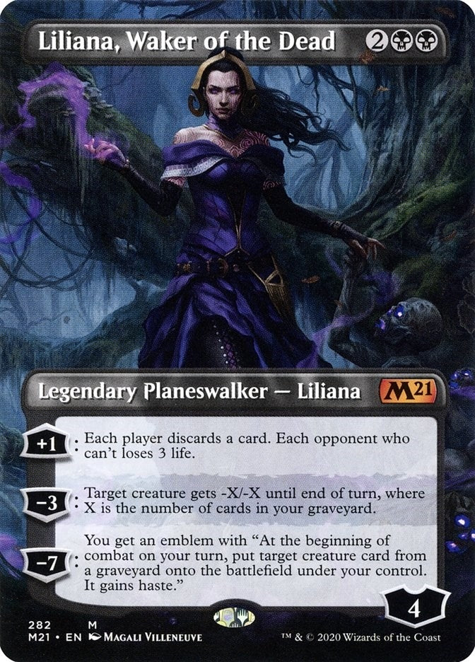 Liliana Waker of the Dead Borderless (282) [M21]