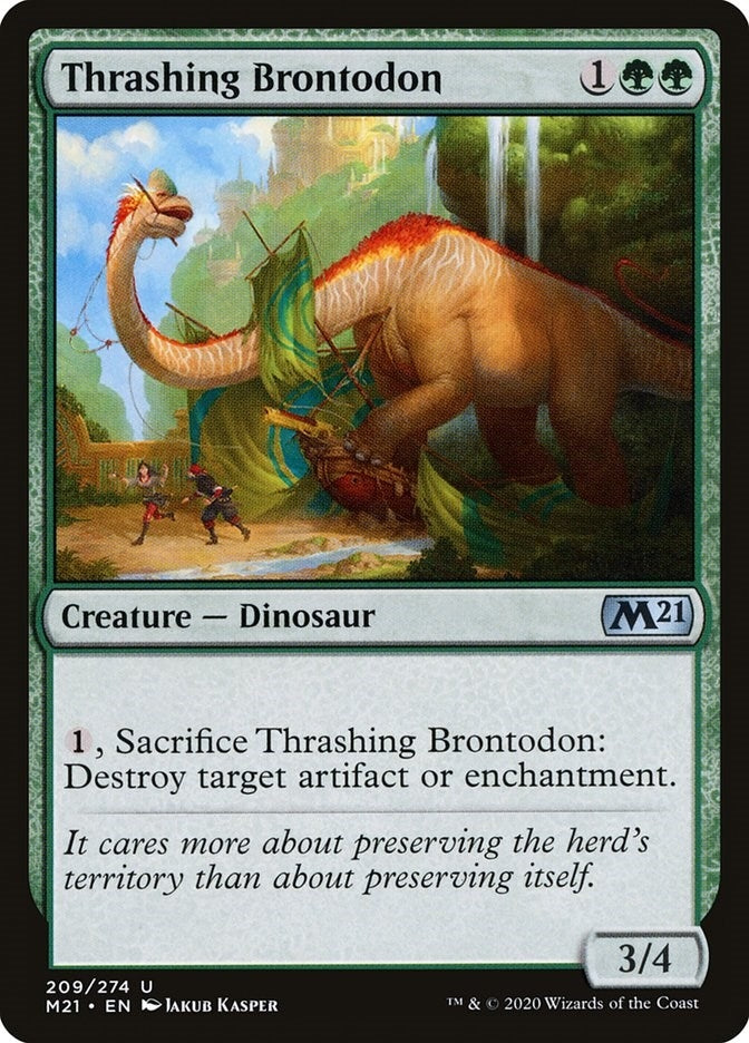 Thrashing Brontodon (209) [M21]