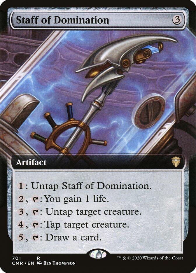 Staff of Domination Extended Art (701) [CMR]