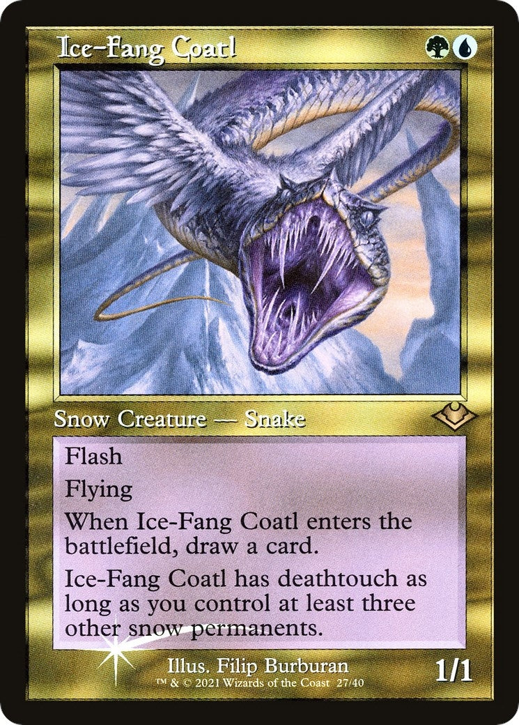 Ice Fang Coatl Retro Frame (27) [MH1]