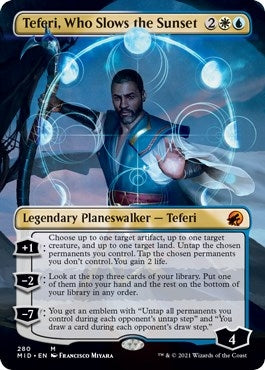 Teferi Who Slows the Sunset Borderless (280) [MID]