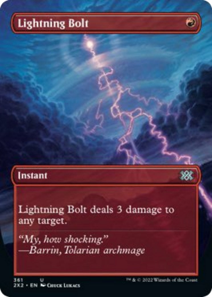 Lightning Bolt Borderless (361) [2X2]