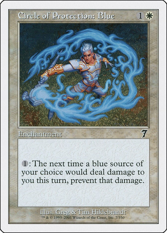 Circle of Protection Blue (7) [7ED]