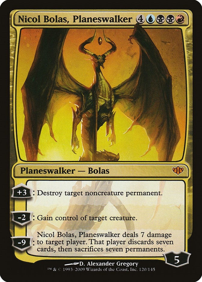 Nicol Bolas Planeswalker (120) [CON]