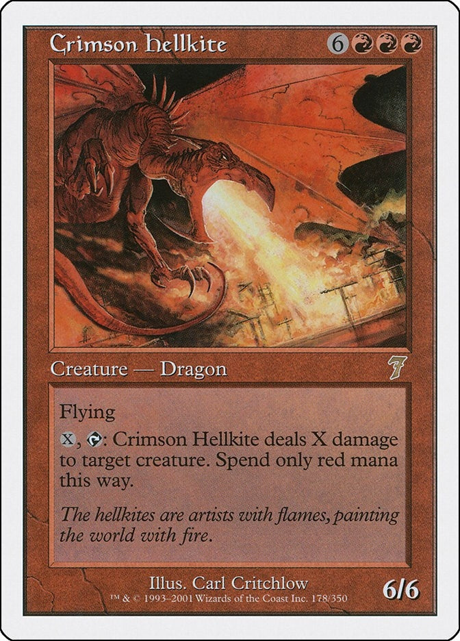 Crimson Hellkite (178) [7ED]