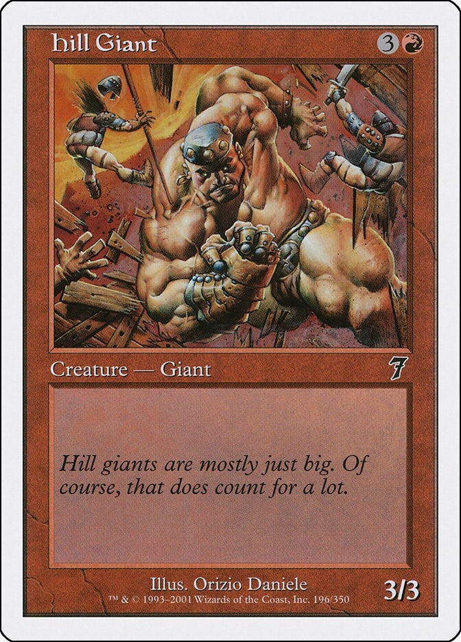 Hill Giant (196) [7ED]