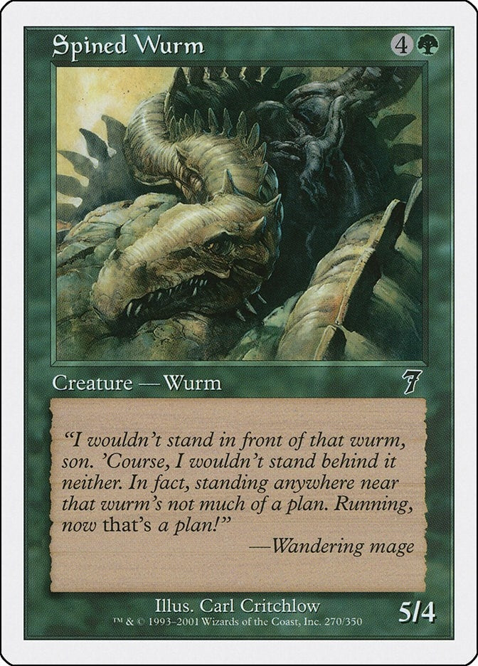 Spined Wurm (270) [7ED]