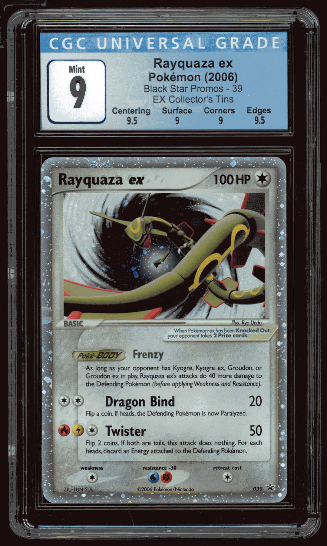 Rayquaza Ex CGC 9 (Promo)