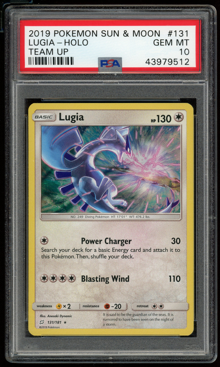 Lugia PSA 10 (Team Up)