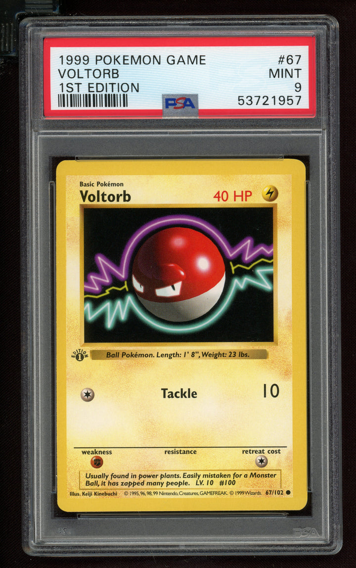 Voltorb PSA 9 (Shadowless 1st Edition)