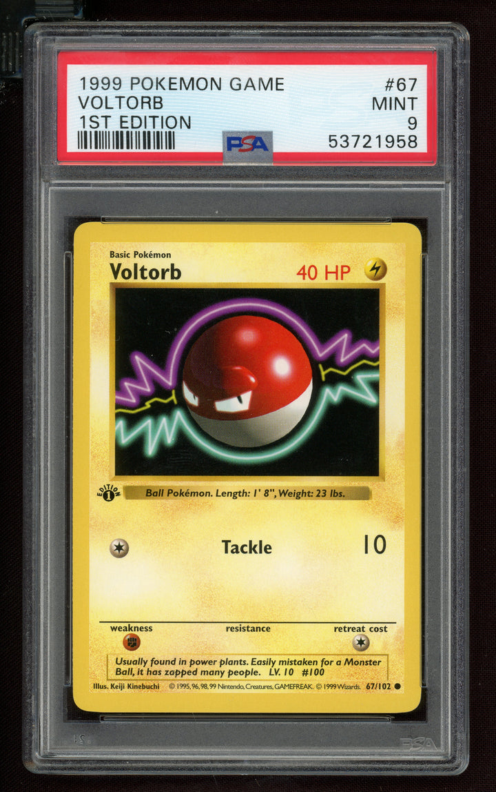 Voltorb PSA 9 (Shadowless 1st Edition)