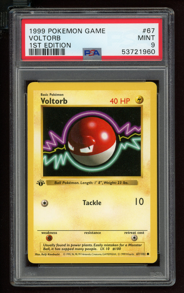 Voltorb PSA 9 (Shadowless 1st Edition)