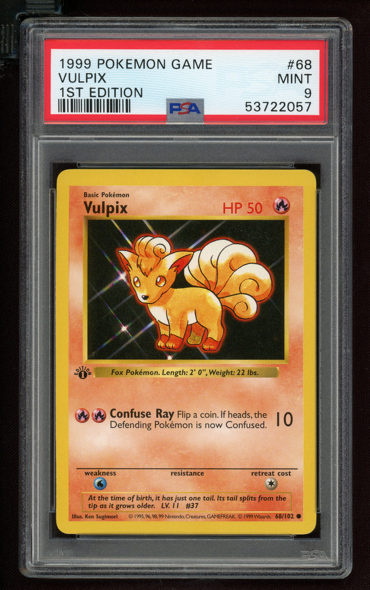 Vulpix PSA 9 (Shadowless 1st Edition)