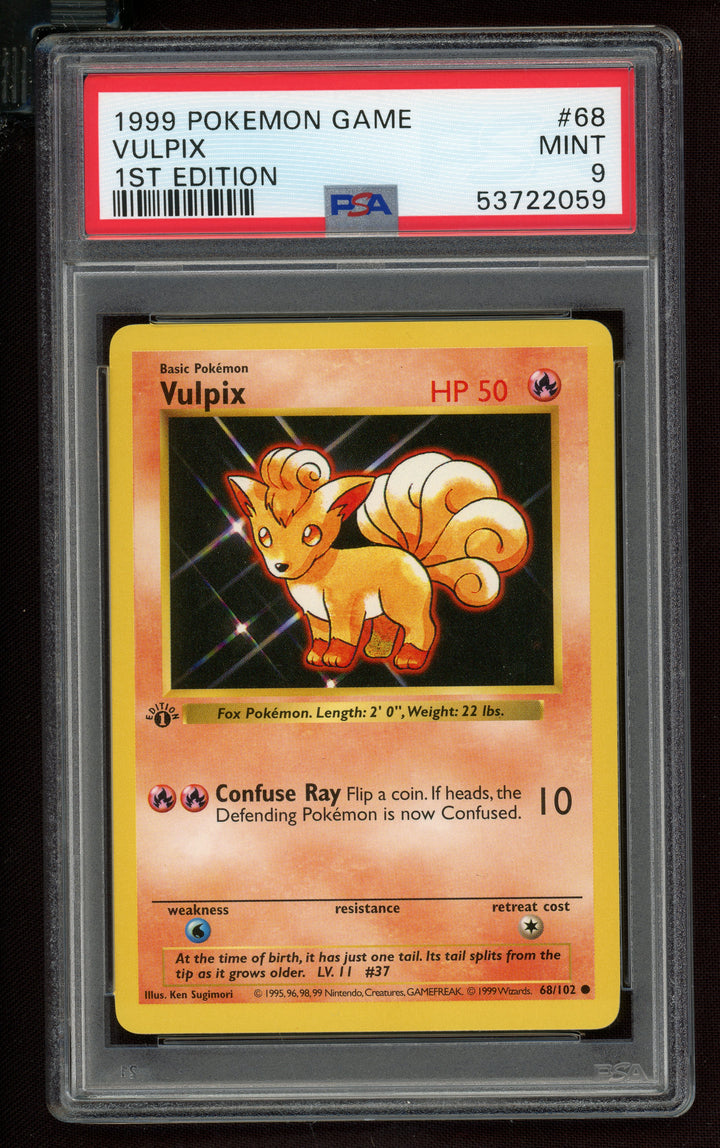 Vulpix PSA 9 (Shadowless 1st Edition)