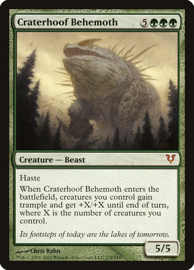 Craterhoof Behemoth (172) [AVR]