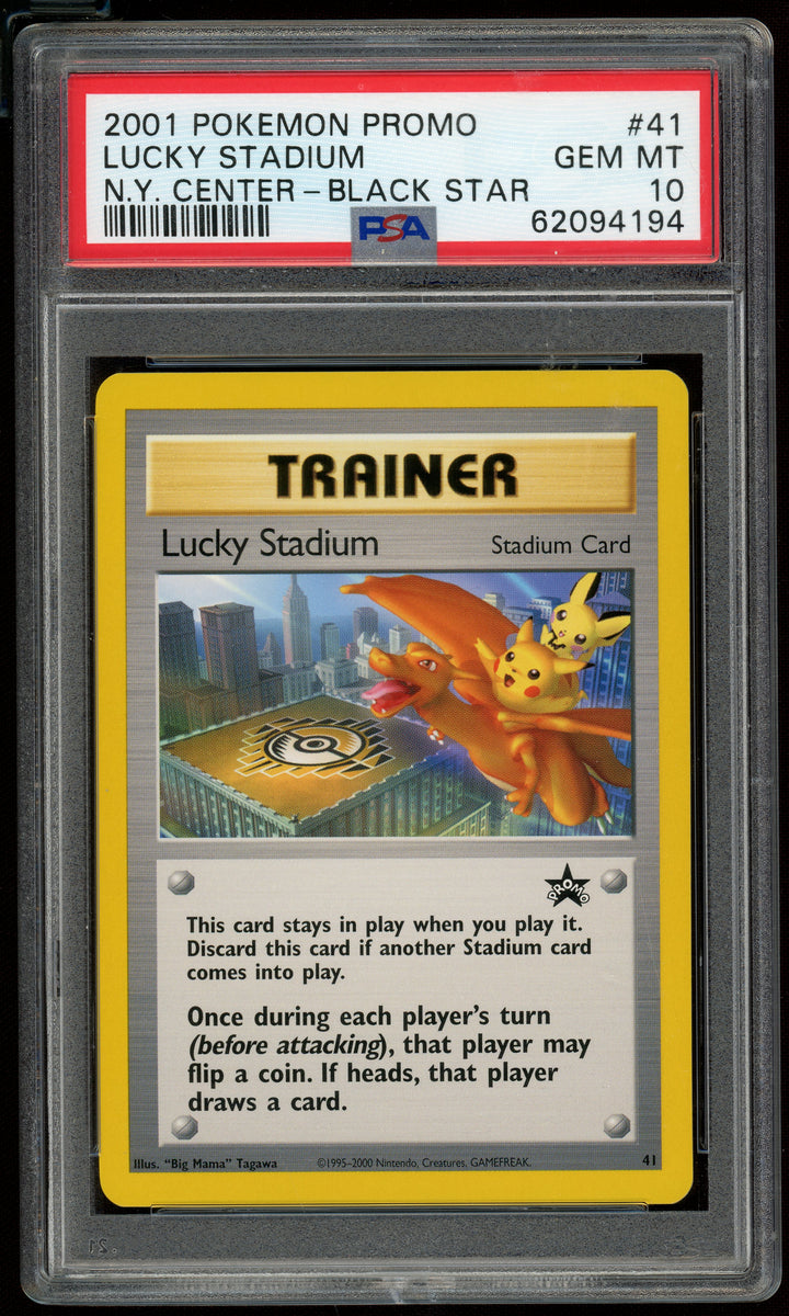 Lucky Stadium PSA 10 (WOTC Promo)