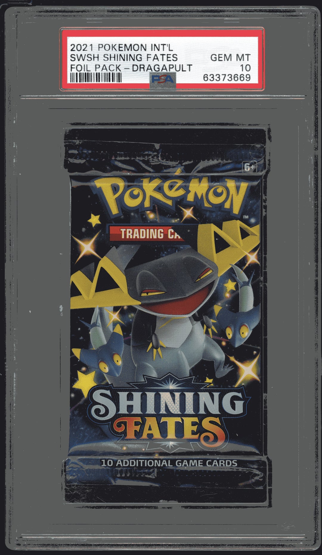 Shining Fates Pack PSA 10 (Dragapult)