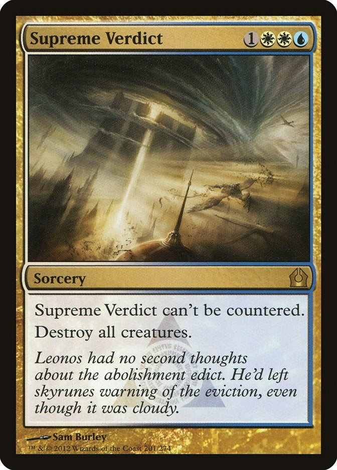 Supreme Verdict (201) [RTR]