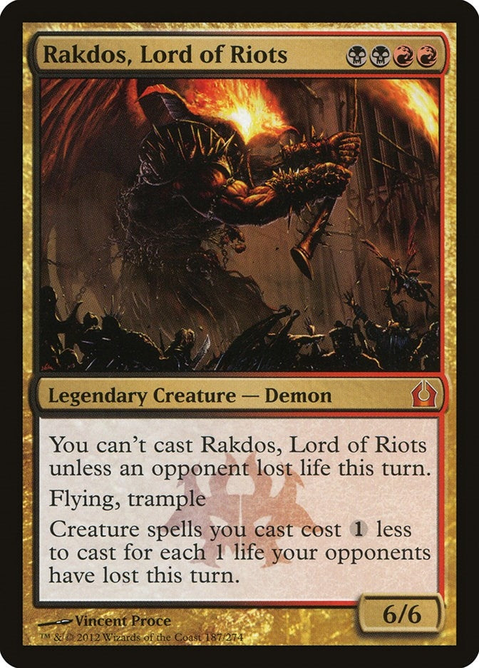 Rakdos Lord of Riots (187) [RTR]