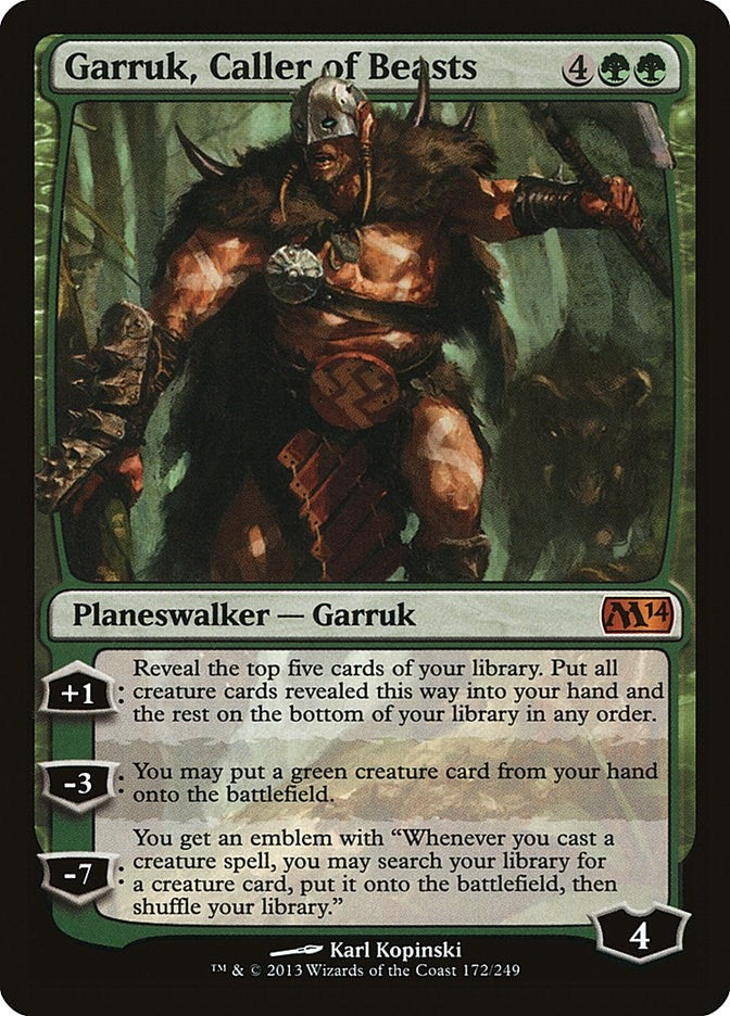 Garruk Caller of Beasts (172) [M14]