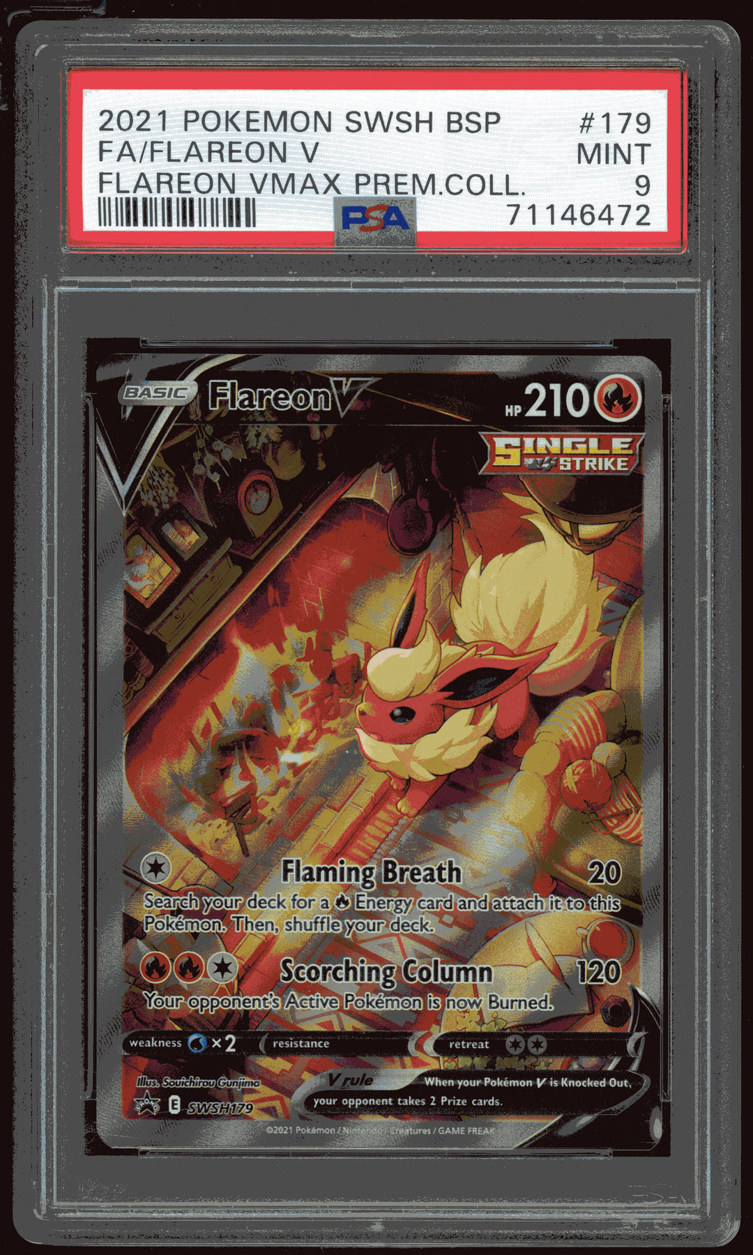 Flareon V PSA 9 (Promo)