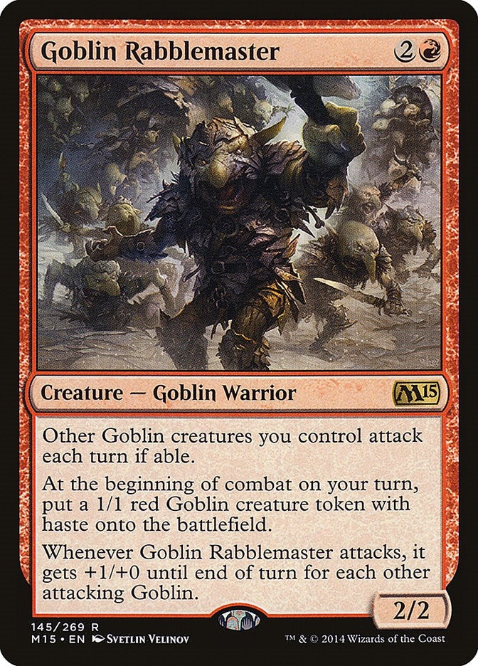 Goblin Rabblemaster (145) [M15]